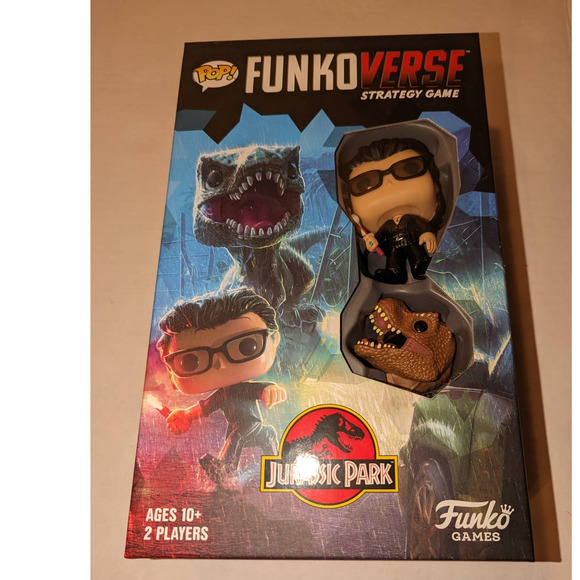 FunkoVerse: Jurassic Park 101 2 Pack Board Game Pieces Sealed Complete - Picture 7 of 8